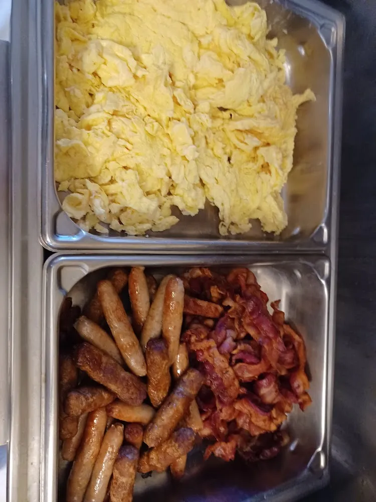 Bacon Sausage & Scrambled Eggs