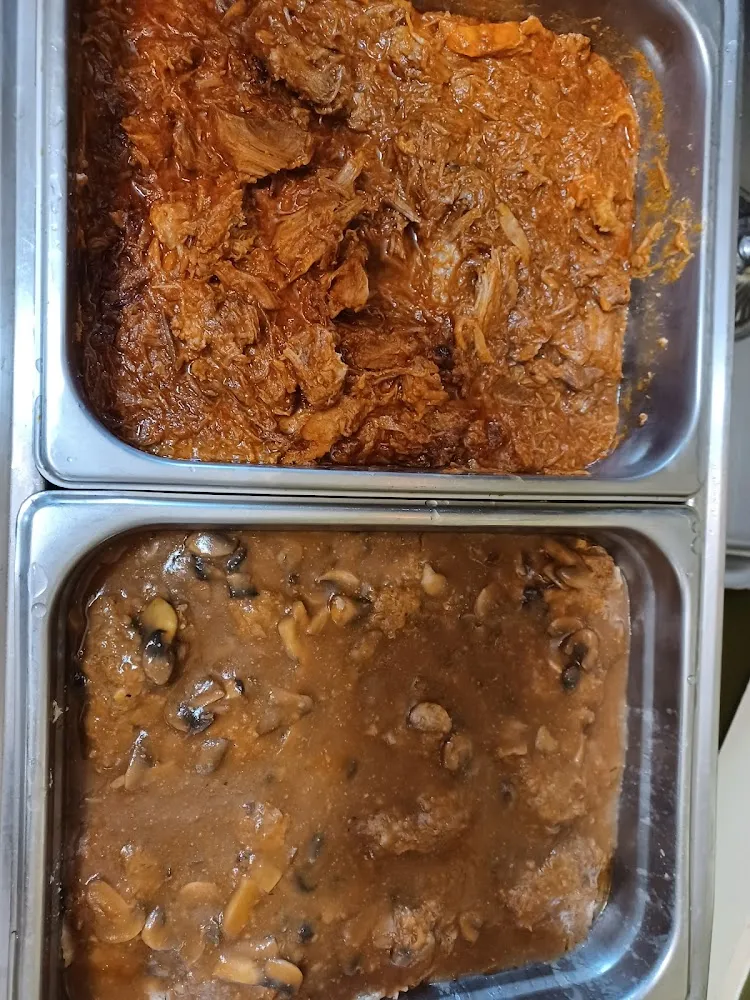 Pulled Pork & Salisbury Steak